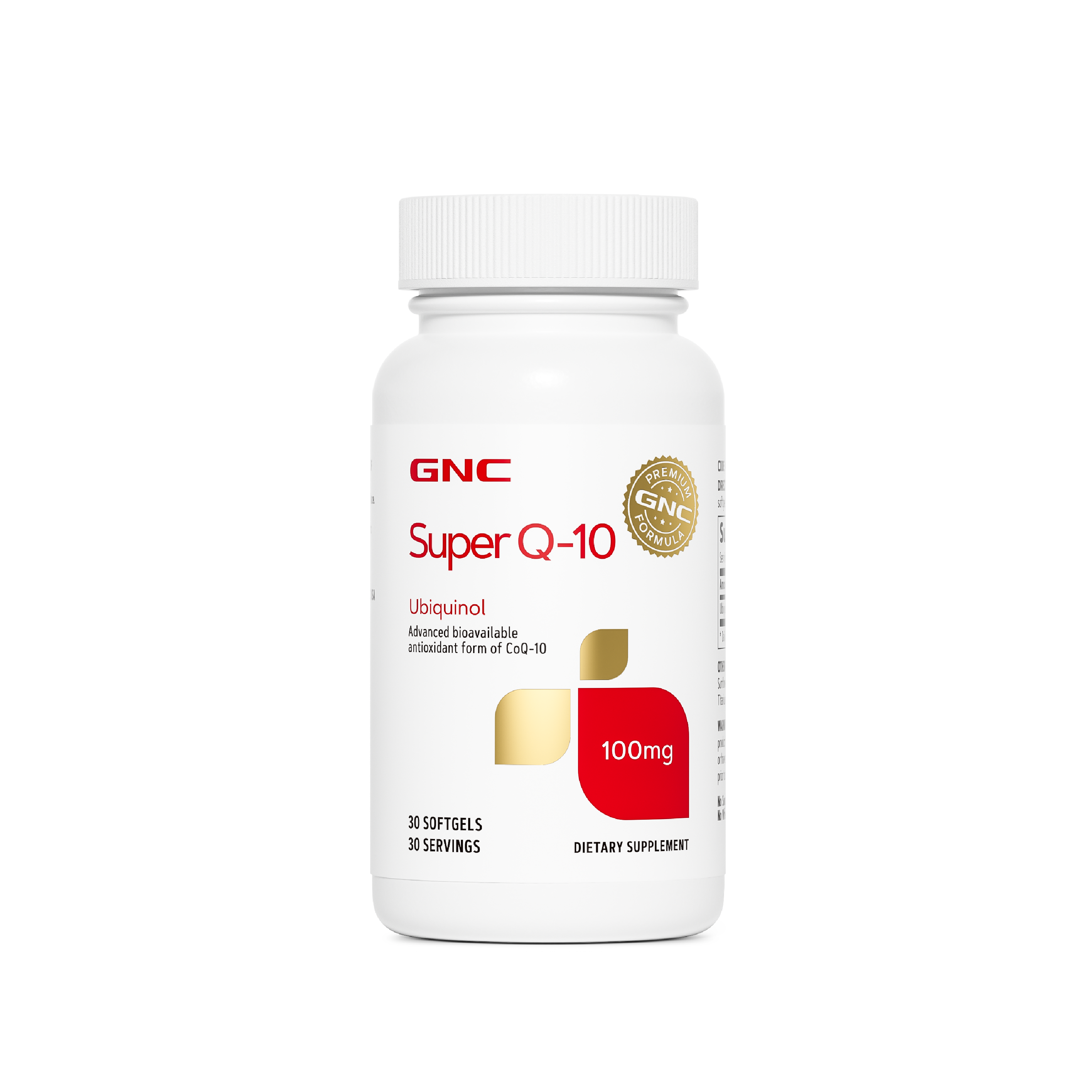 Ubiquinol 100mg - 30 Softgels (30 Servings)  | GNC